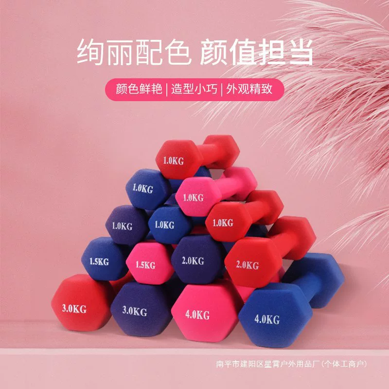 Гантели женские для фитнеса, домашнее оборудование, гантели, мужские для фитнеса, домашнее оборудование, твердый чугун, для студентов, для похудения
