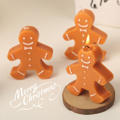 Insクリスマステーマ香薫ろうそく姜パイ人の祝日雰囲気置物アニメ装飾品卸売り道具
