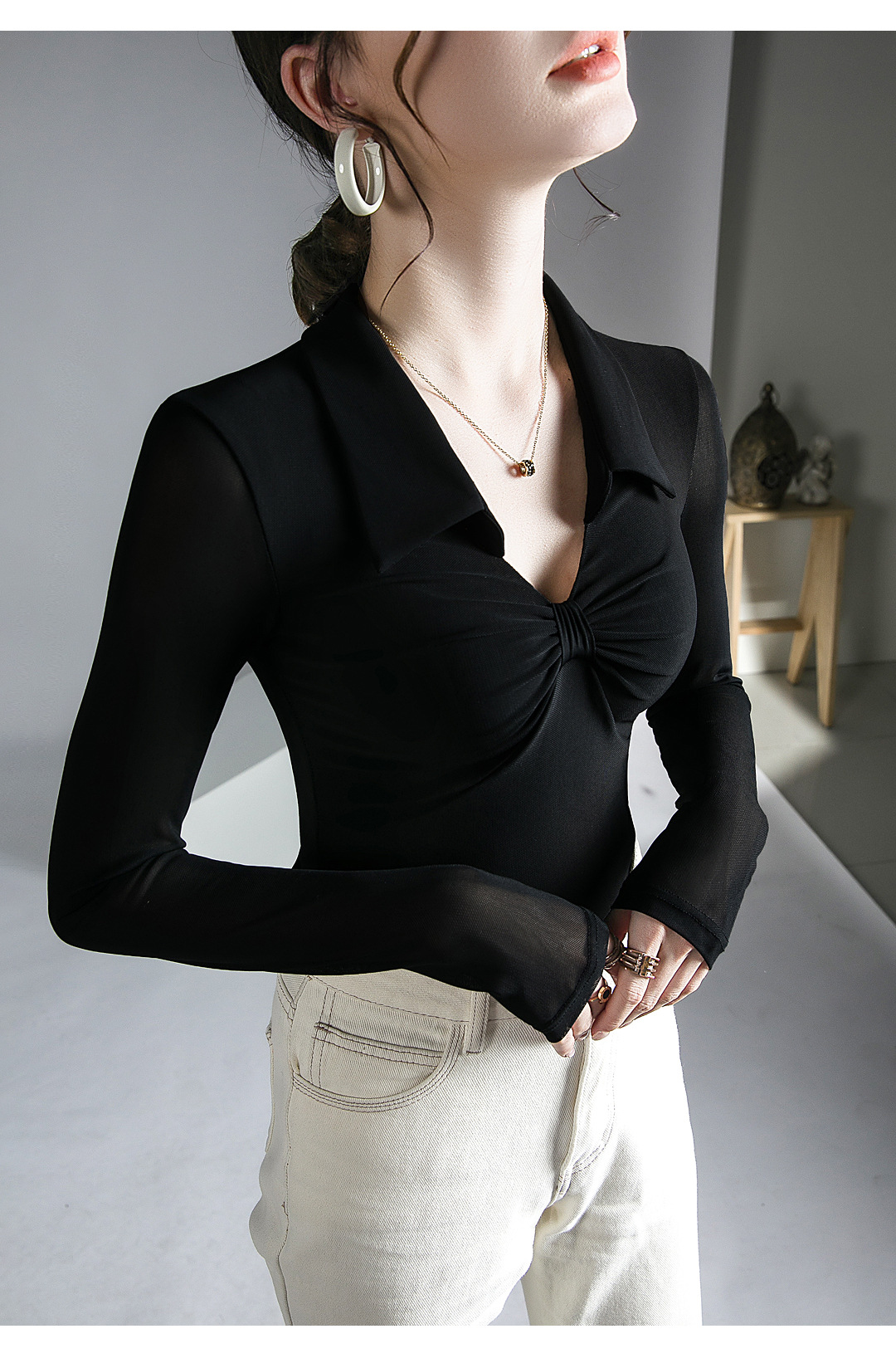 Title 4, T-shirt manches longues avec leggings intégrés,...