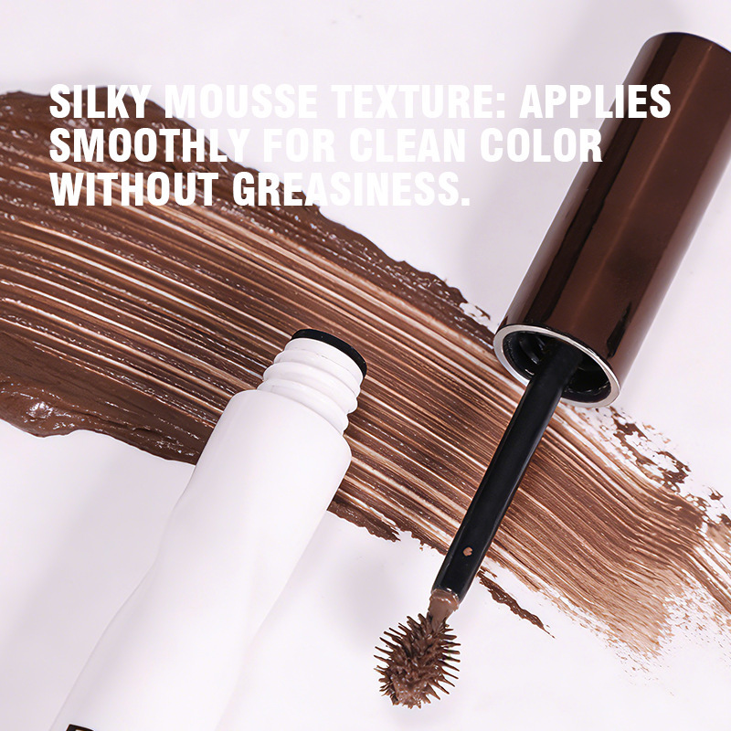 Cruce fronterizo RVN cejas de color natural suave fácil de colorear cejas de color cejas salvajes estereoscópicas maquillaje sin manchas image 3