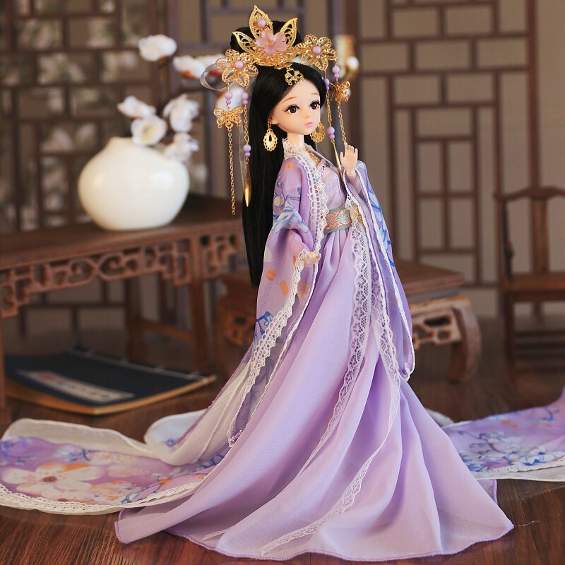 中国風漢服時代劇古風人形玩具女の子2025新型王女30センチ大セット|undefined
