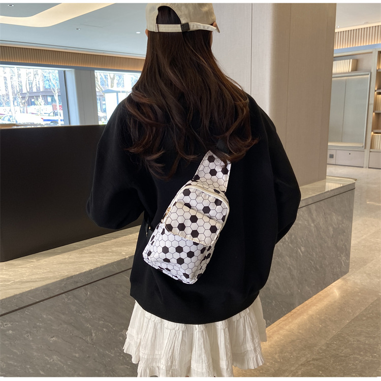 Women's Medium Nylon Ball Streetwear Square Zipper Fanny Pack display picture 27