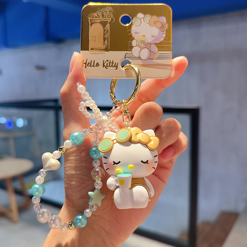 2026年新作正規品サンリオクロミぬいぐるみキーホルダー女性向け可愛いハローキティぬいぐるみカメラ小物