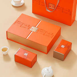茶叶包装礼盒空盒铁观音半斤装红茶绿茶一斤装金骏眉包装盒空礼盒