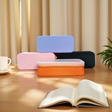 现货供应跨境亚马逊学生文具笔袋透明便携大容量铅笔盒文具收纳袋