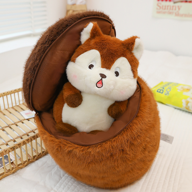 New Squirrel Doll Acorn Hidden Surprise Squirrel Mouse Cute Plush Toy Doll Creative Doll Doll Wholesale New Squirrel Doll Acorn Hidden Surprise Squirrel Mouse Cute Plush Toy Doll Creative Doll Doll Wholesale