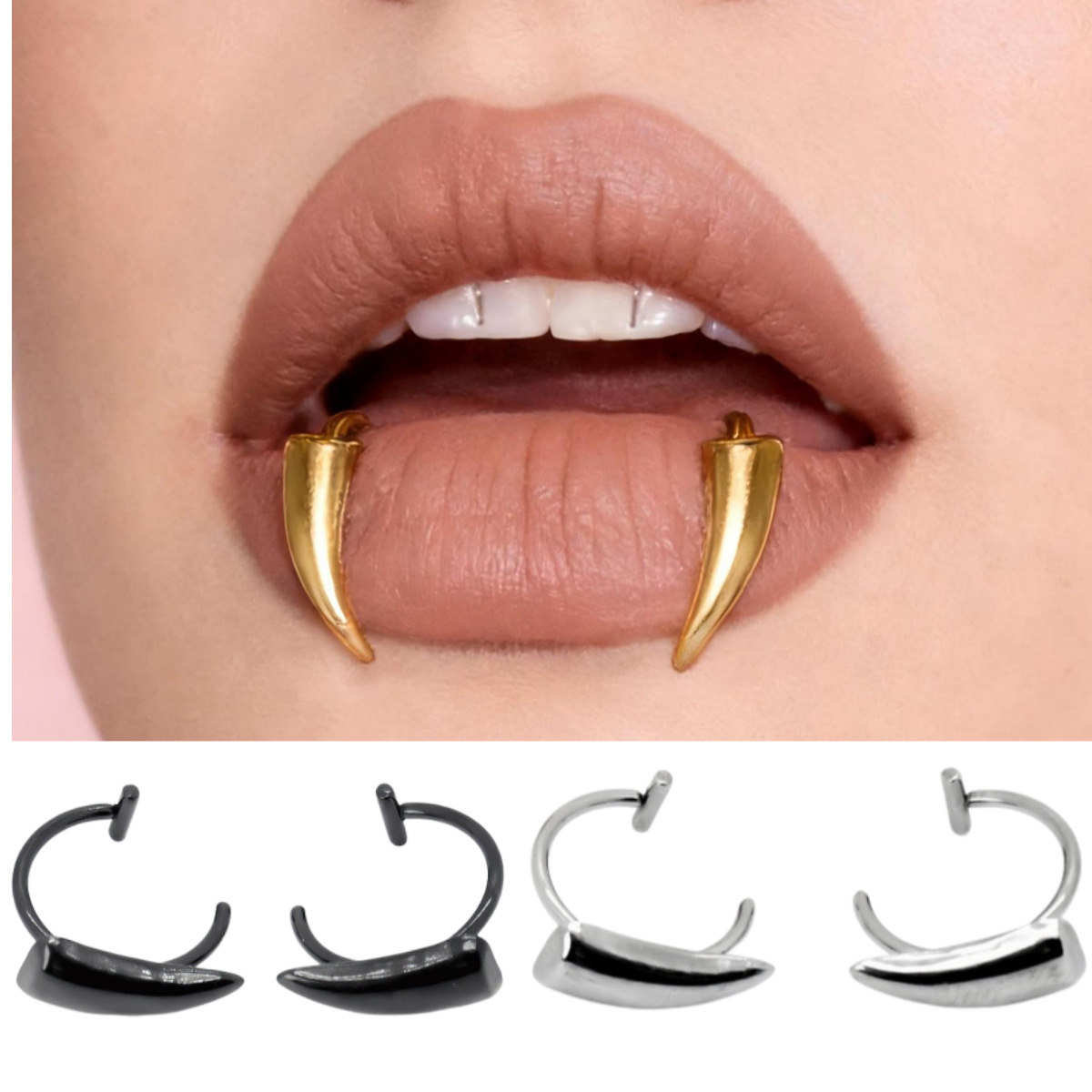 fashionable lip piercing stainless steel