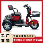 新款电动三轮车迷你型家用女士成人老年人接送孩子电瓶三轮车