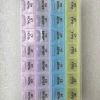 4 rows of 28 compartments pill box-Russian