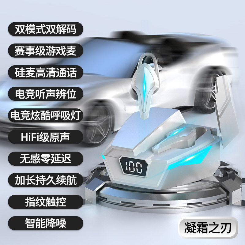 K12クロスボーダー新品プライベートモードeコマースクラスワイヤレスbluetoothゲーミングヘッドフォンサポートAIR CARデュアルモードデュアルデコード|undefined