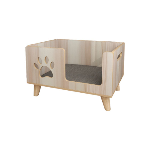 Mengzhu pet bed off the ground solid wood cat bed cat bed suitable for all seasons small and medium dog bed dog bed cross-border exclusive supply
