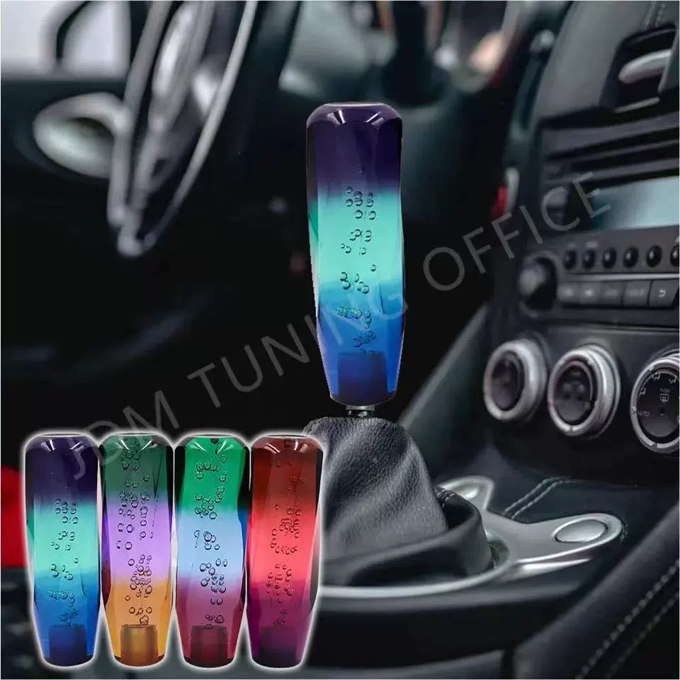 Универсальная светящаяся ручка переключения передач для автомобиля, 3 цвета, тюнингованная, для трансграничной торговли