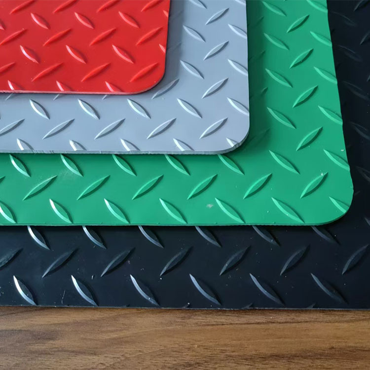 강판 패턴 산업용 바닥 매트 [이중 내마모층 3mm 두께]