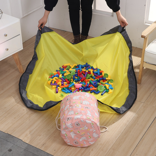 2-in-1 cartoon toy quick storage bucket bag Toy Clean-up Storage children's gift 1152-2