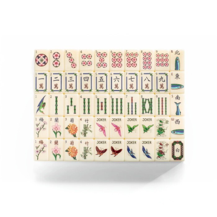 In stock: American-style luxurious minimalist mahjong tiles, modern set