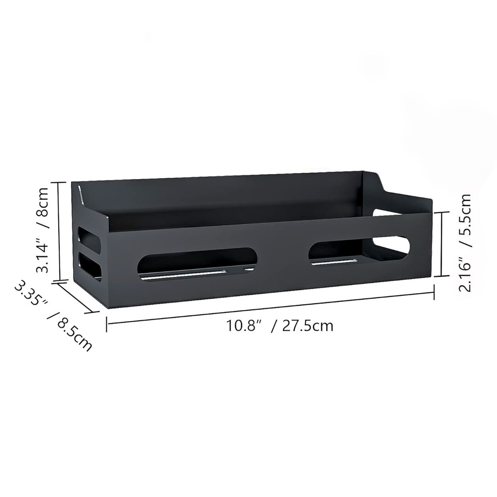 Lado del refrigerador rack de almacenamiento magnético suministros de cocina rack de almacenamiento magnético horno de microondas estante lateral sin perforar