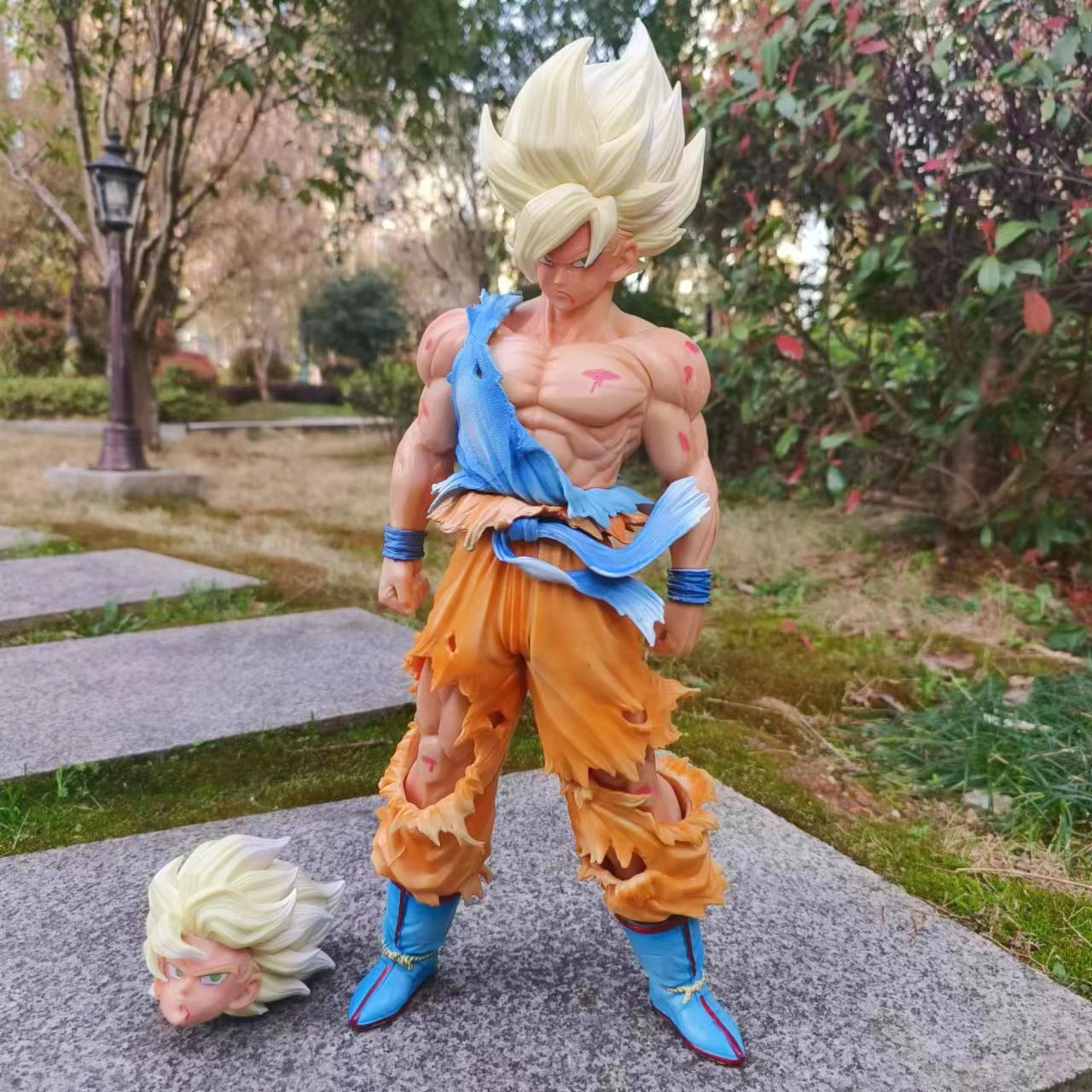NO. SUN WUKONG 핸드 헬드 무한 초기 슈퍼 드래곤 볼 GOHAN VEGETA SAIYAN 모델 장식품 선물
