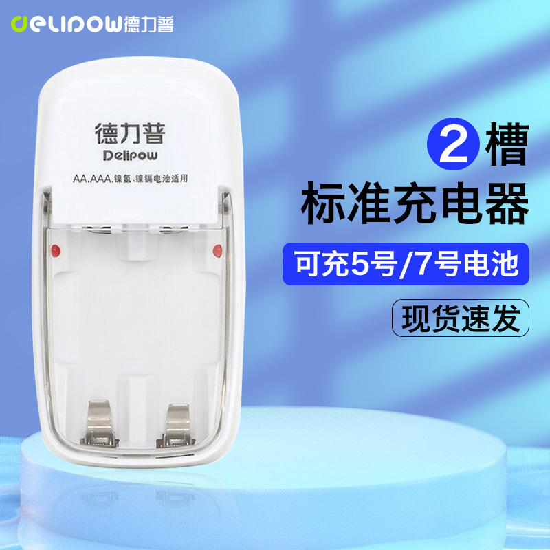 Delipp 1.2V Rechargeable Battery Charger No.5 No.7 Universal Ni-MH Ni-Cd Battery Charging Box Charger Delipp 1.2V Rechargeable Battery Charger No.5 No.7 Universal Ni-MH Ni-Cd Battery Charging Box Charger