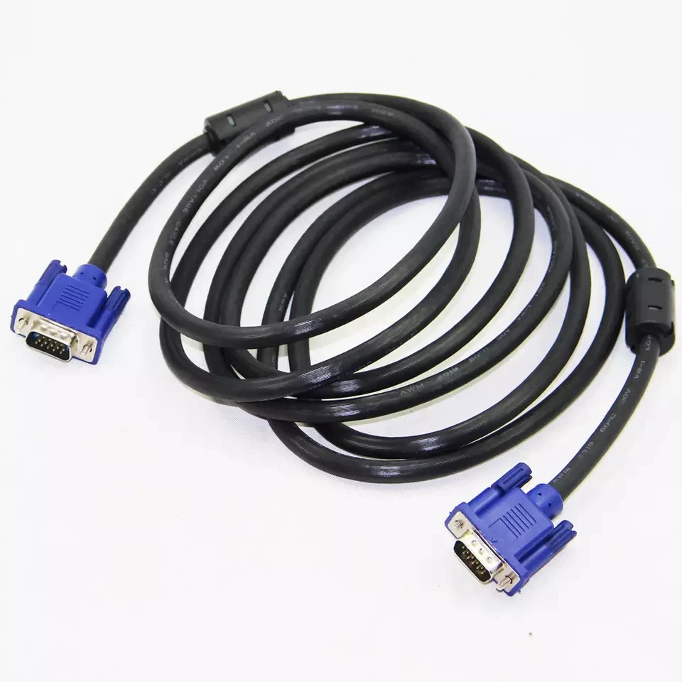 Основной медный A (медная медная сталь дисплей стандарт 3+6VGA линия 15-пин VGA соединительная линия общая/публичная 15 метров