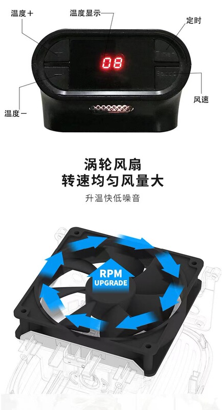 クロスボーダー爆炎ヒーターptc急速加熱電気暖房ポータブルソケットヒーター|undefined