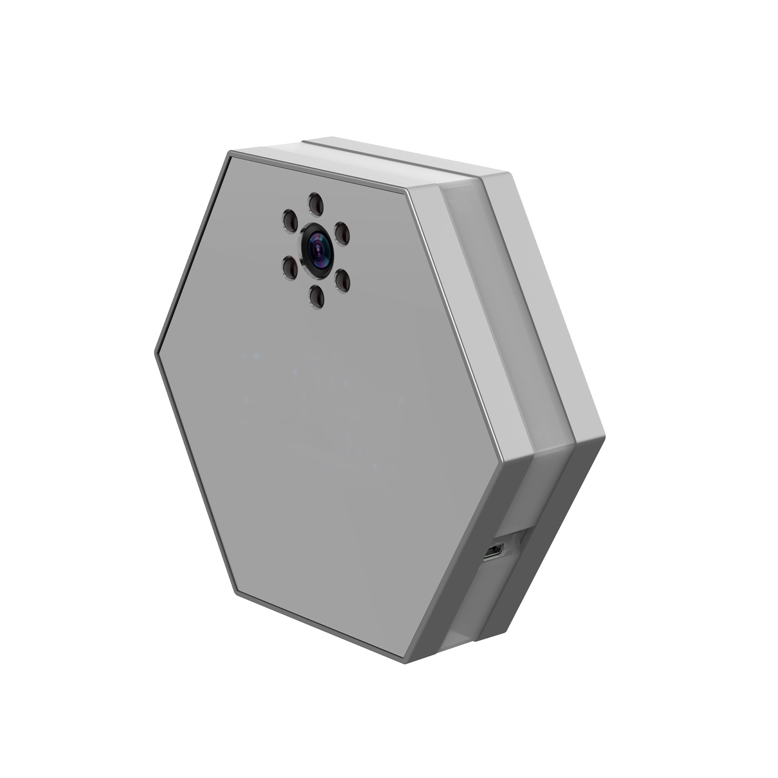 Cámara de vigilancia doméstica con visión nocturna transfronteriza, sin cables, se puede conectar a teléfonos móviles, cámara de seguridad interior, visión nocturna de gran angular