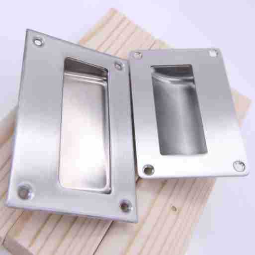 AW / Anwang escondido cajón mango moderno simple incrustado puerta deslizante invisible ranura incrustado de acero inoxidable