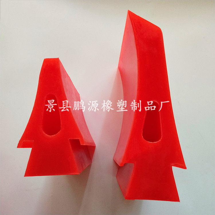 聚氨酯整体卡槽式刮刀 皮带清扫器刮刀 重型聚氨酯刮板