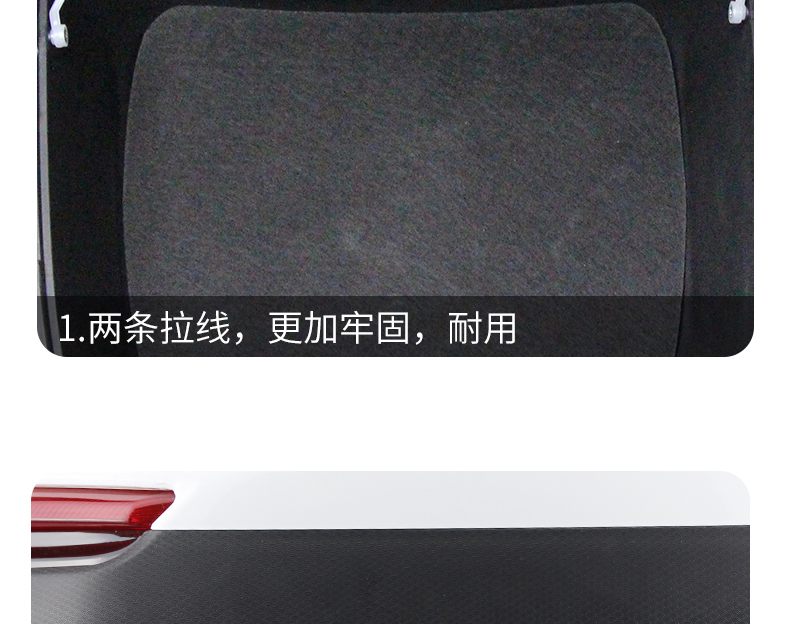 Large-capacity rear trunk for electric motorcycles such as Yadi, Aima, and Tailin, suitable for full-face helmets