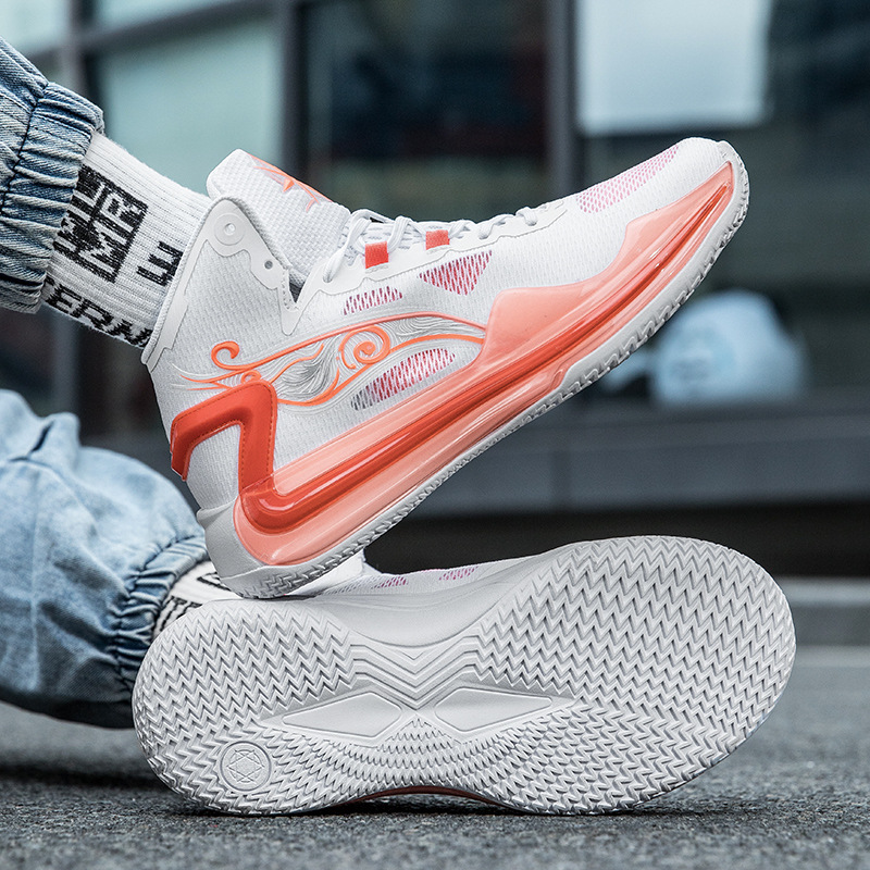 New basketball shoes national tide autumn and winter lovers fashion basketball shoes high top sneakers men actual combat shoes_voghion.com