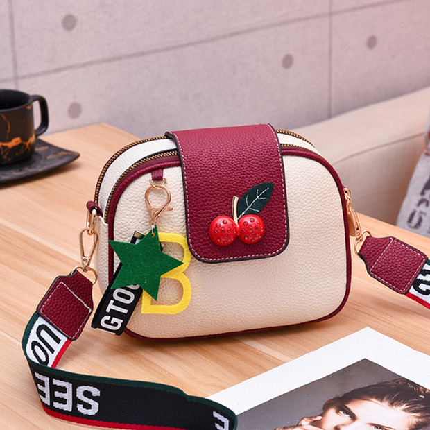 Spring and Summer Bag Women's 2021 New Fashionable Korean Style Cute Girl's Fashionable Simple Shoulder Crossbody Mini Bag