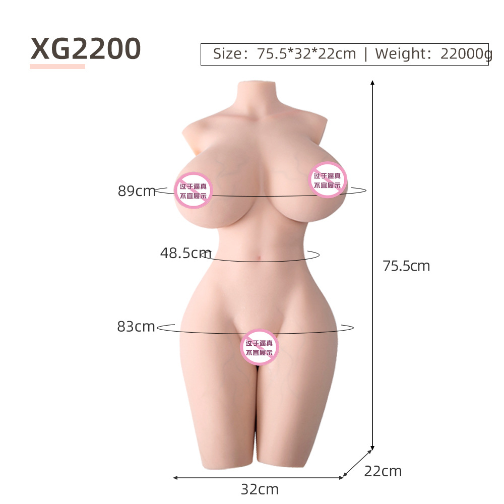 가슴이 있는 반신 금형 22kg