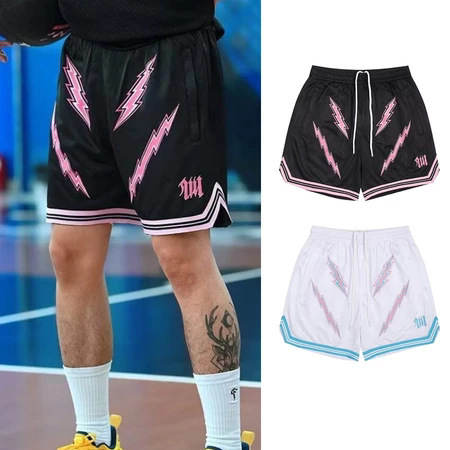 Shorts for Men, Basketball Training, American Style, Summer, Four-Point Game Shorts, Trendy Retro, Unconventional, Versatile Shorts, Cross-Border