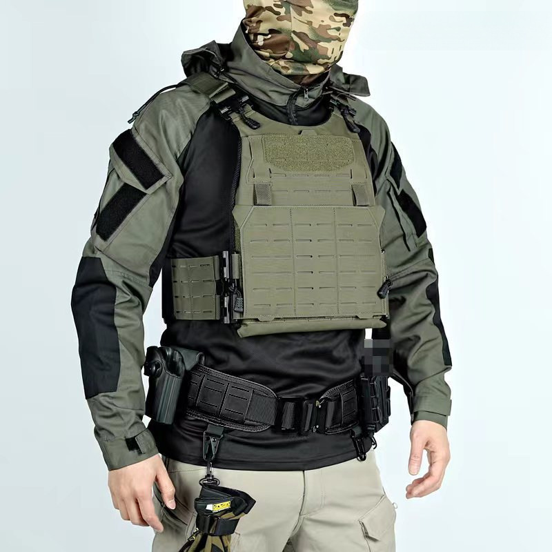 ブラックグレーインダストリアルアサルトSP2バージョンタクティカルトップ戦闘服春秋長袖風カエルスーツパンツスーツジャケット|undefined