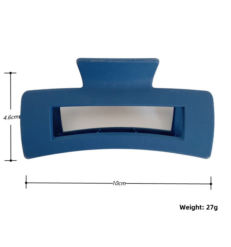  large grip clip Korean bath plate hair clip claw clip back head shark clip matte plastic hair grip wholesale_voghion.com