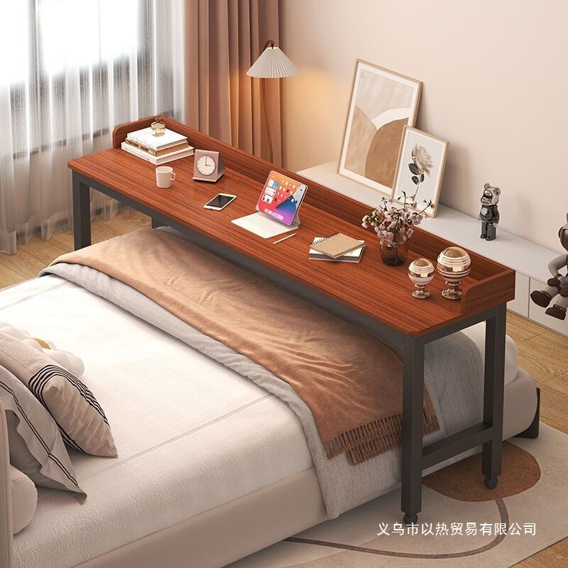 New Cross-Bed Table, Light Luxury Computer Table, Bed Desk, Bedroom Lazy Table, Removable Student Long Table