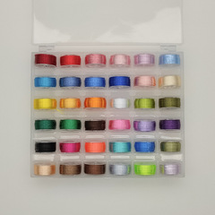 小卷高亮絨線多股規格手工髮簪絲絨線 纏花線一卷60米小卷 纏花線