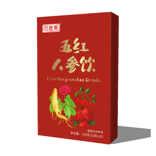 Huichunji Wuhong Ginseng Drink 100ml independent packet plant beverage processing supports OEM OEM