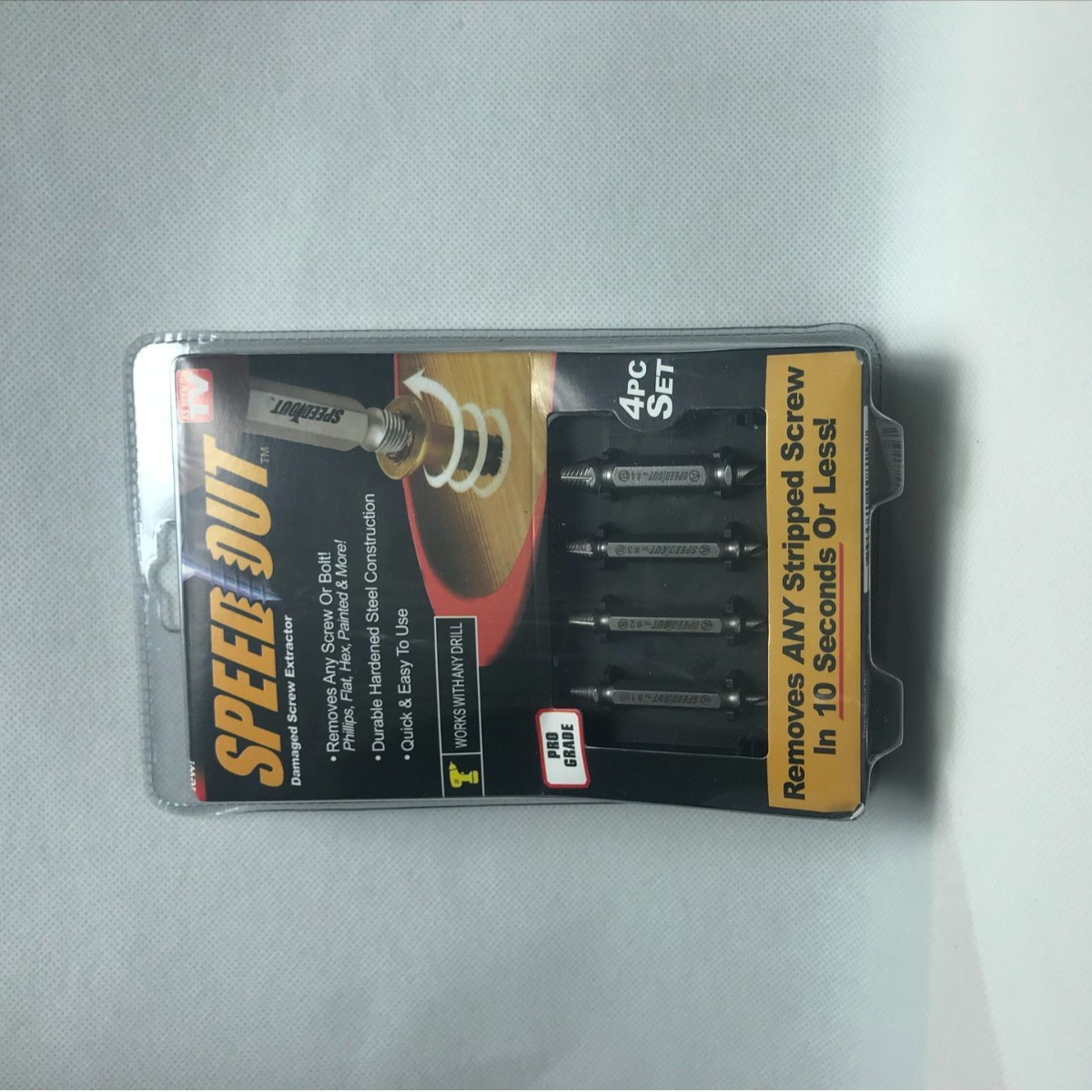 Speed out 高速钻头 螺丝钉螺栓拆除器 螺丝提取器 配件套装组合