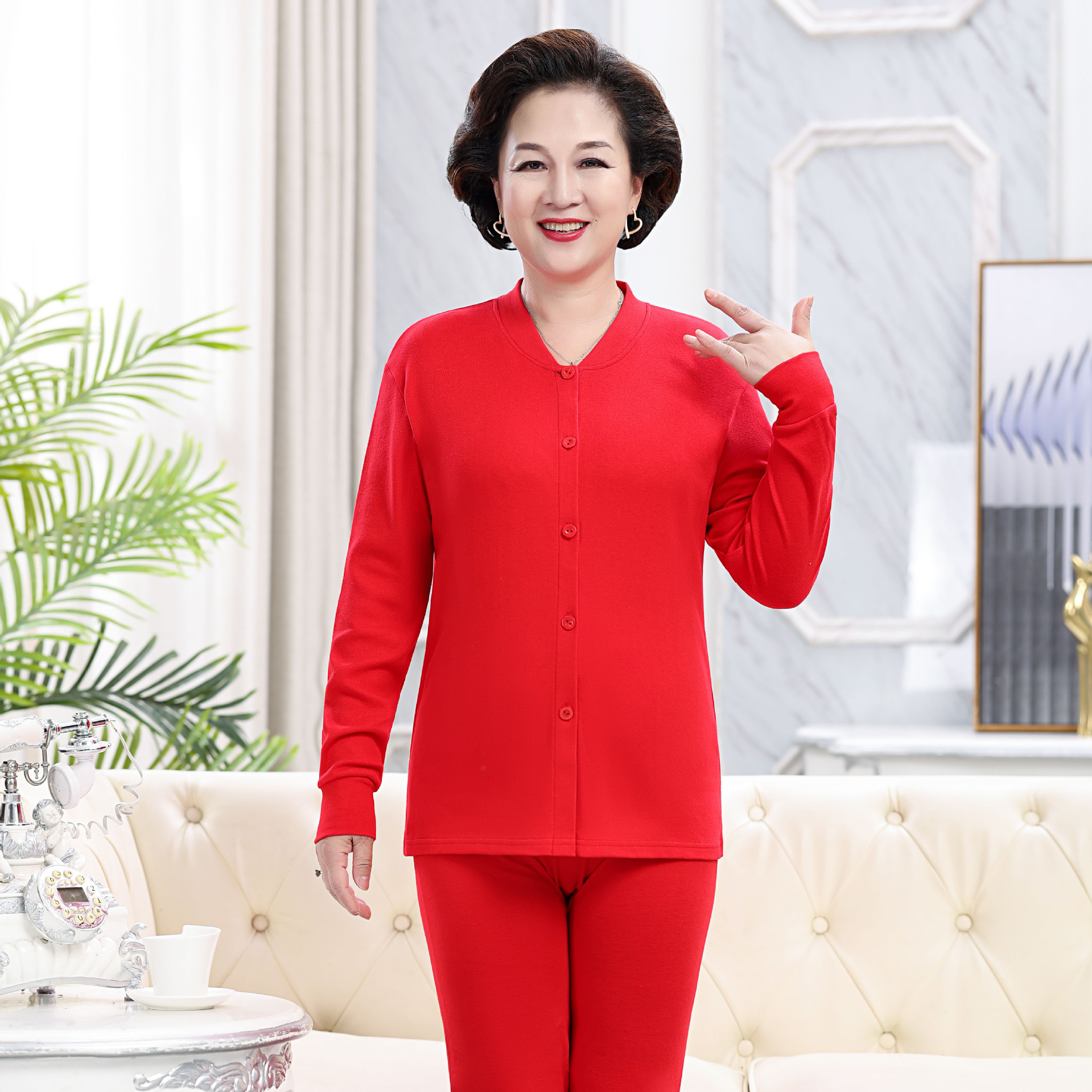 솔리드 레드 (여성)