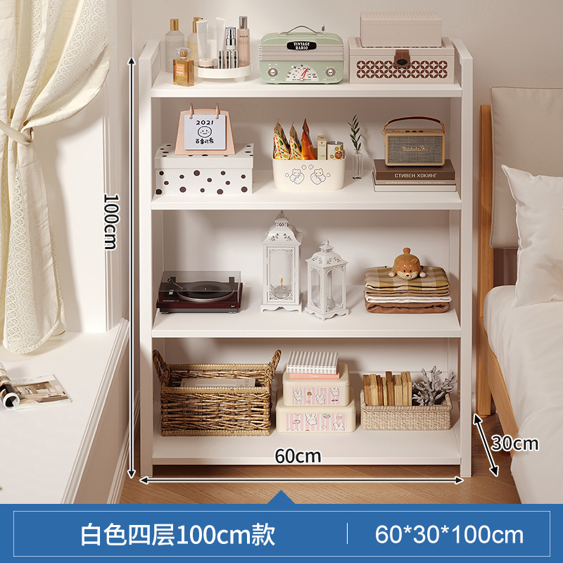 Estante junto a la cama, armario de almacenamiento junto a la cama, armario de almacenamiento, estantería de piso a techo, dormitorio doméstico, estante de exhibición de estantería multicapa