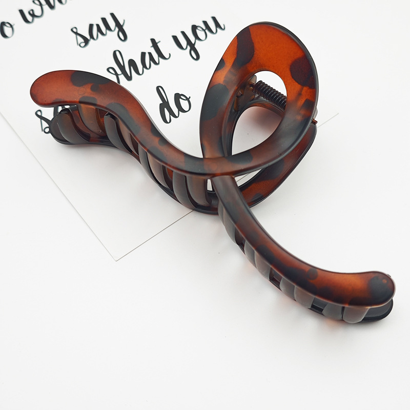 Clip de agarre, volumen de cabello grande, horquilla esmerilada, accesorios para el cabello exquisitos, horquilla de disco, nueva horquilla de tocado, pinza de tiburón femenina al por mayor