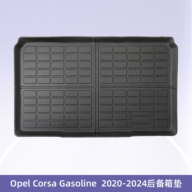 Europa para el combustible Opel Corsa 2020 - 2024 3D todo el tiempo TPE almohadilla de pie de automóvil