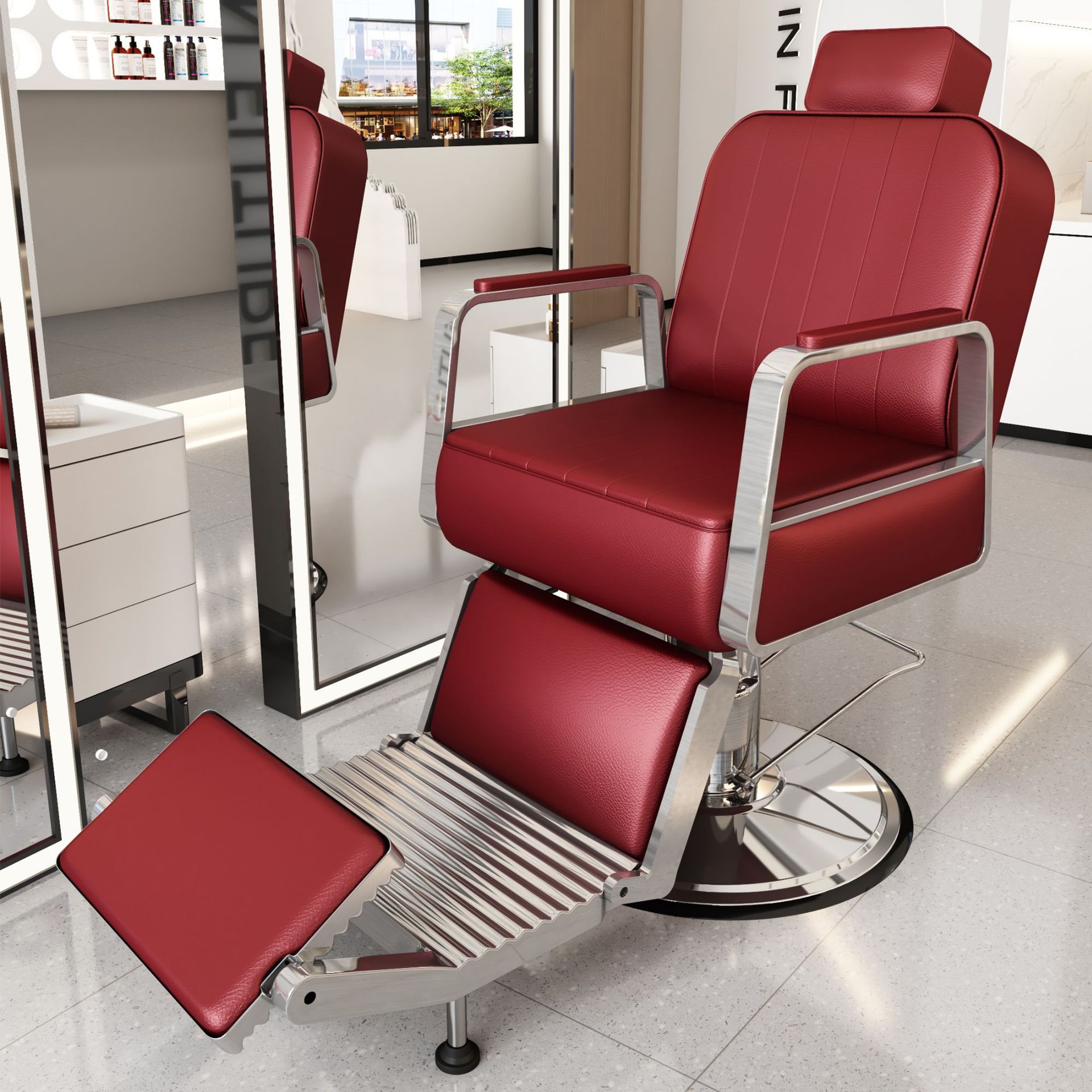 Silla de barbería de hombre retro silla de barbería silla de afeitado especial para caer silla de afeitado silla de pecado image 13