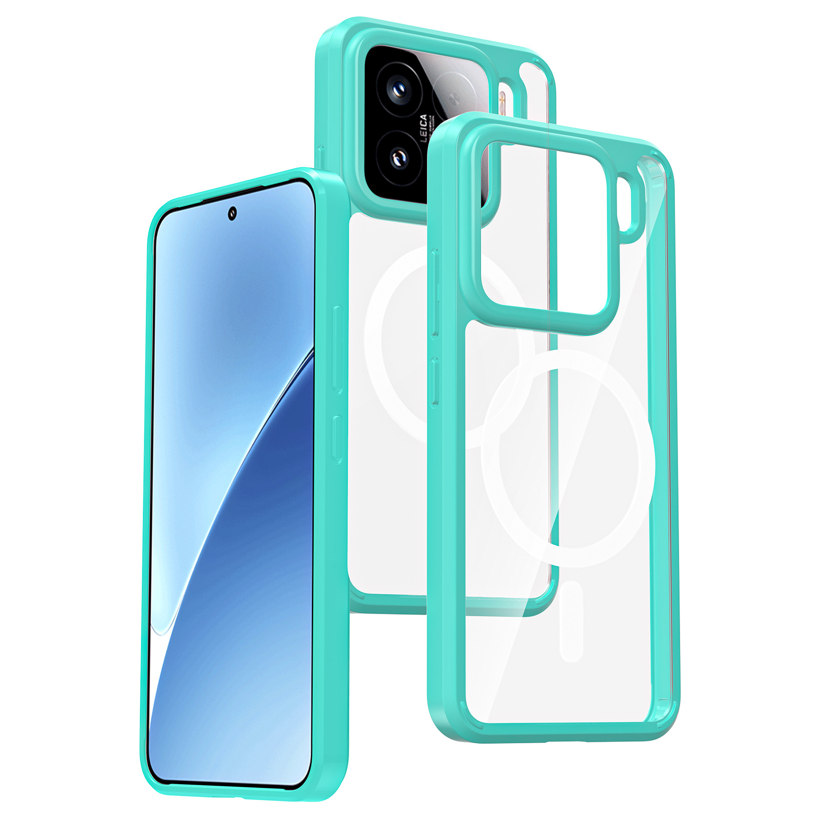 El comercio exterior es aplicable a Xiaomi 15Ultra dos en un conjunto de cerveza magnética caja de absorción de alta permeabilidad 15pro fábrica de caja de teléfono móvil a prueba de caídas