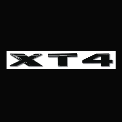 Cadillac lettering CT4 CT5 CT6 car emblem XT4 XT5 XT6 car sticker ATSL Shanghai General black emblem (Car logo) - standard-xt4