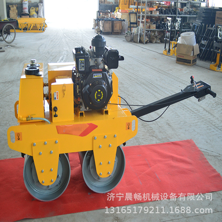 销售手扶双钢轮压路机 柴油双钢轮压路机 600C双钢轮压路机厂