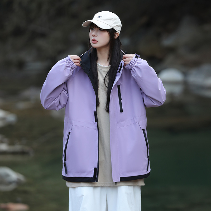 Tropas de asalto 3 - en - 1 chaqueta para hombres con terciopelo al aire libre montaña para hombres y mujeres una sola pieza de cubierta desmontable a prueba de viento y agua para hombres
