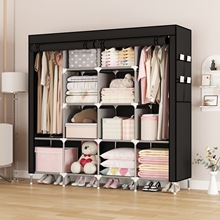 跨境热销大容量多功能简易衣柜简易组装和防尘收纳无纺布组合衣柜