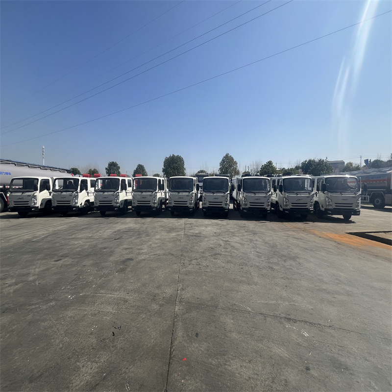 Export 3-5 Tons Dump Truck Jmc Jmc Double Row Truck Isuzu Right-Hand Drive Truck Engineering Vehicle Dump Truck