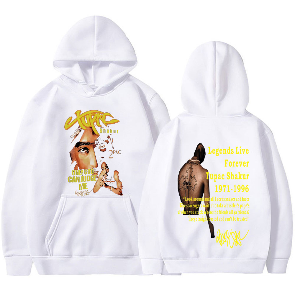 Rapper Tupac 2pac Shakur Hoodies Men's Women Clothing Hip Ho